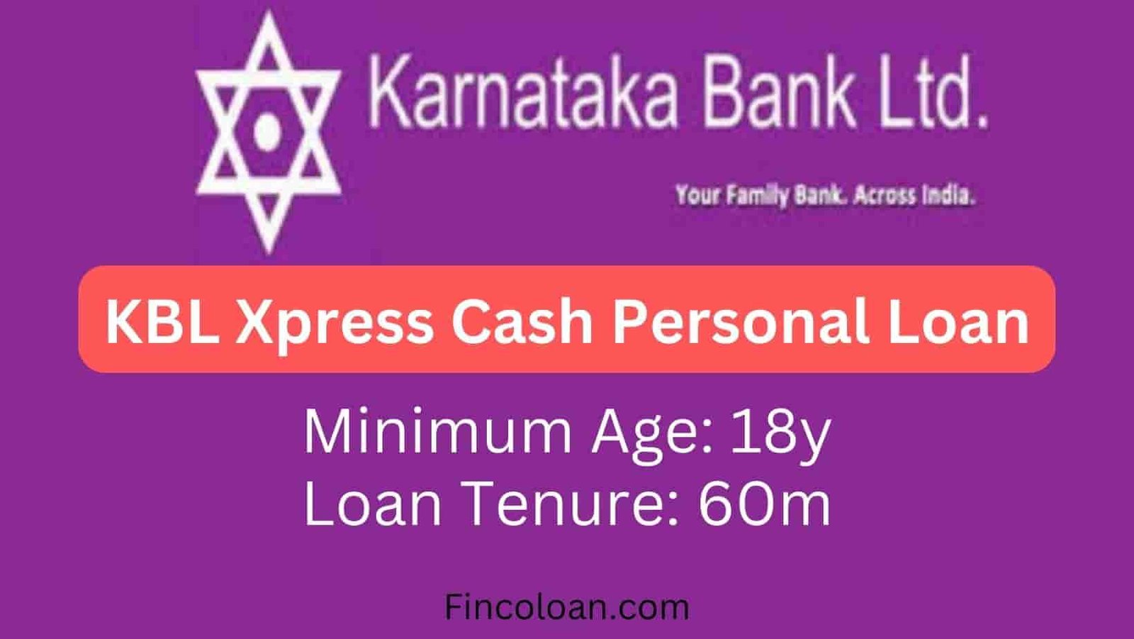 Read more about the article KBL Xpress Cash Loan | कर्नाटक बैंक एक्सप्रेस कैश लोन की ब्याज दर व योग्यता