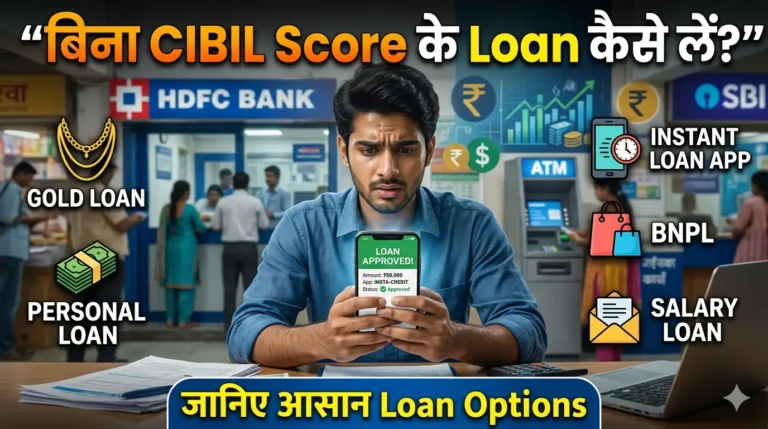 बिना CIBIL Score के कौन-कौन से Loan आसानी से मिल सकते हैं? जानिए सभी विकल्प