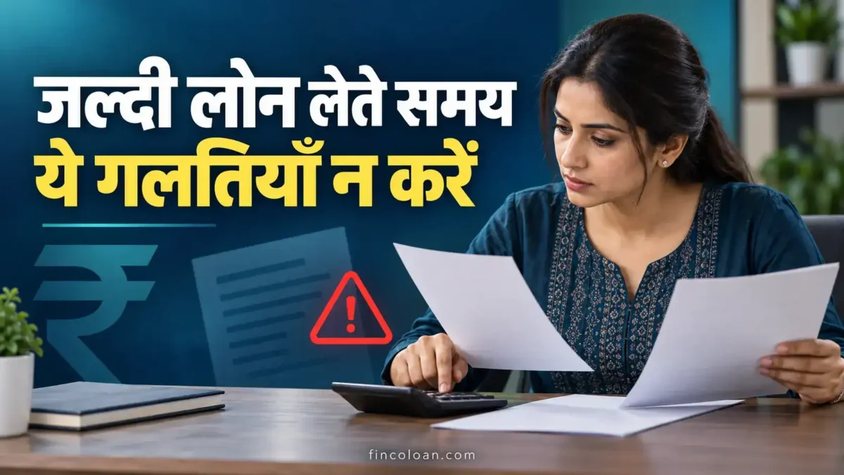 जल्दी लोन लेते समय कागज और कुल खर्च जांचती भारतीय महिला