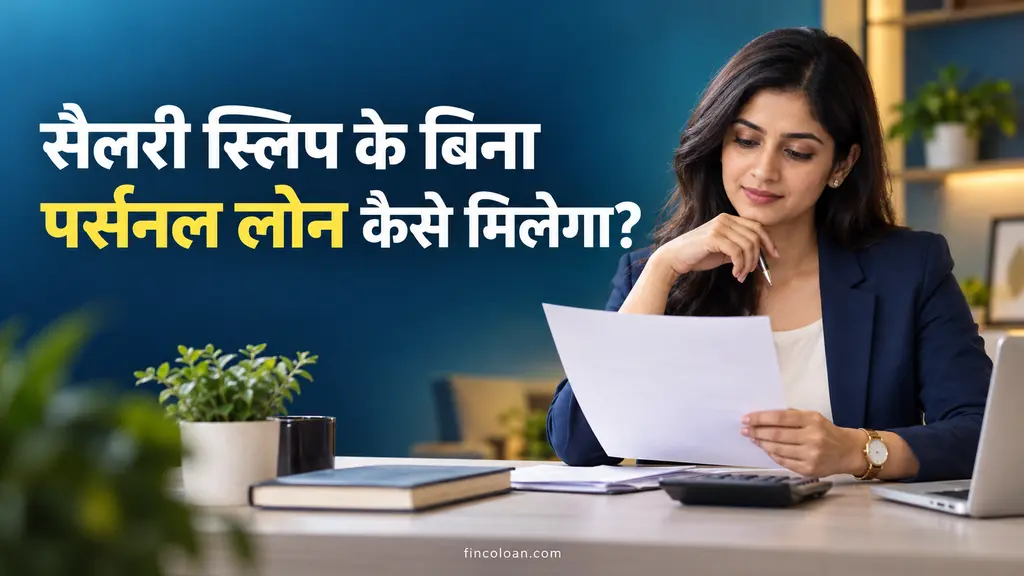 Salary Slip के बिना Personal Loan के लिए वैकल्पिक आय प्रमाण और आवेदन प्रक्रिया