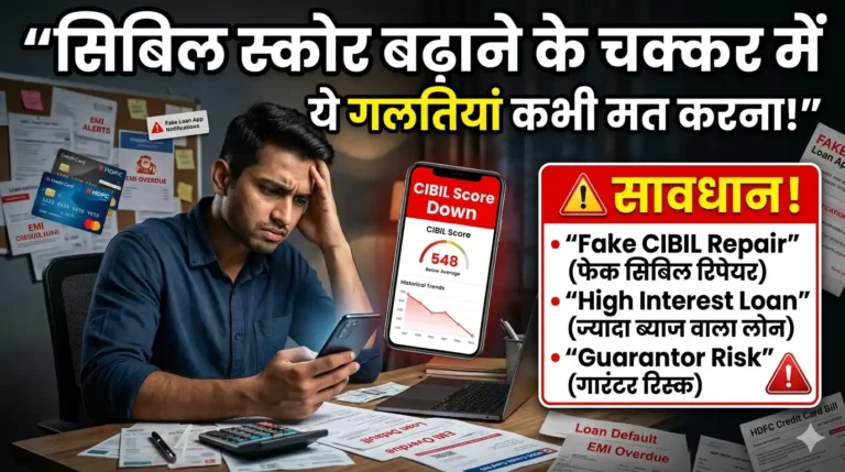 सिबिल स्कोर बढ़ाने के चक्कर में इन गलतियों से दूर रहना बेहद जरूरी
