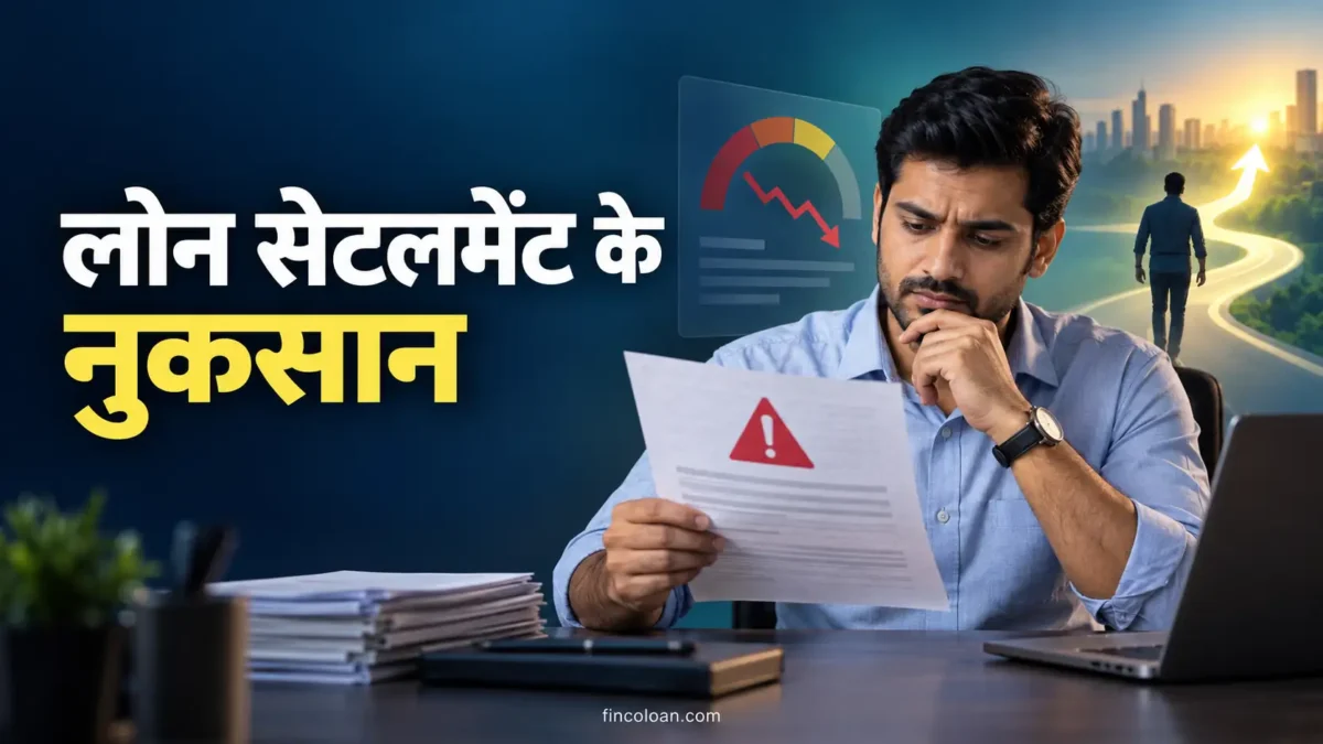 लोन सेटलमेंट के नुकसान और इससे उबरने के तरीके